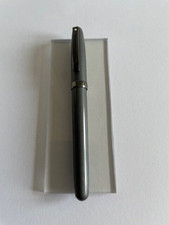 Sheaffer Prelude Matte Gun Metal Fountain Pen with Medium Nib Very light wear.