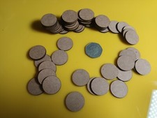 60x 25mm/2.5cm Wooden Circle