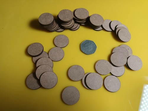 60x 25mm 5cm - 25mm/2.5cm, circle