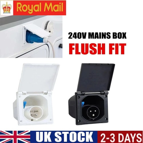 Mains hook inlet socket - hook,