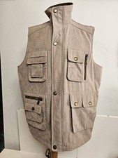 Mian Gilet Vest Showerproof Fishing  Shooting Hunting Skeet Dog Walking UK XL 