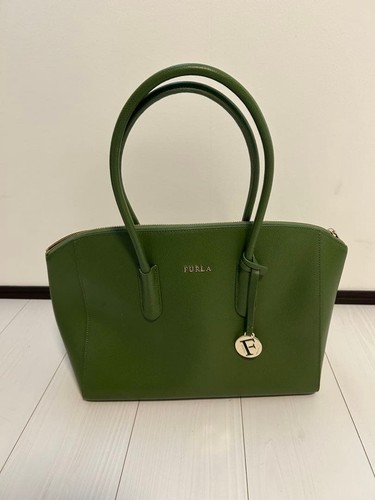 Furla green tote bag - green,