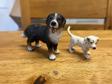 SCHLEICH 16339 - Bernese Mountain Dog & Dalmatian Puppy Figure 16347