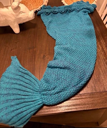 Mermaids tail blanket - tail, blanket.