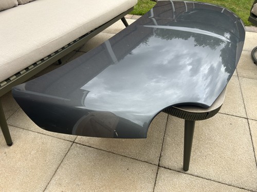 Abarth 500 bonnet grey - fl,