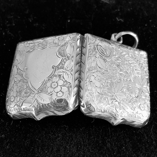 Victorian silver shield - victorian,