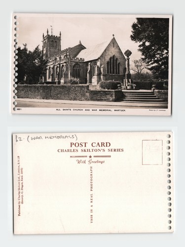 Postcard all saints church - saints,
