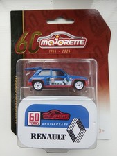 Majorette Renault 5 GT Turbo 60th Anniversary Edition Diecast with Car Tin