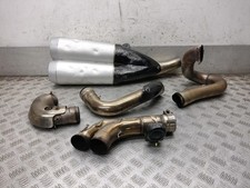 2011 DUCATI DIAVEL 1200 EXHAUST SYSTEM (DAMAGED SEE LISTING)