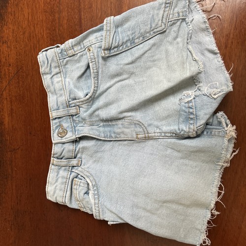 Zara girl denim cut off - zara,