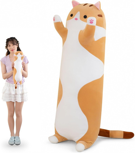 Long cat plush - plush, cute