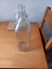  WHISKEY Bottle EMPTY   no cap square take £2 coins money saver 