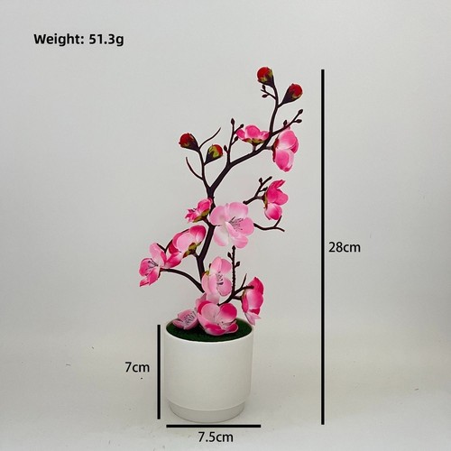 Plastic bonsai flower plant - plastic,