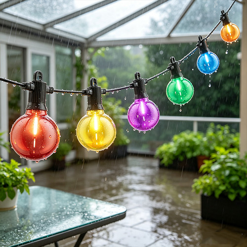 Colored festoon lights outdoor - lights,