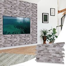 Stone Slate Effect PVC Plastic Wall Covering Panels Decorative Cladding Tiles