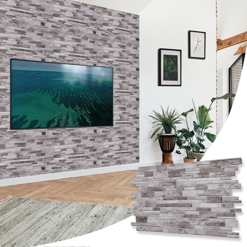 Stone slate effect pvc - stone, plastic