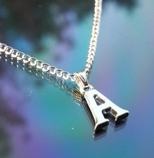 Silver Initial Pendant