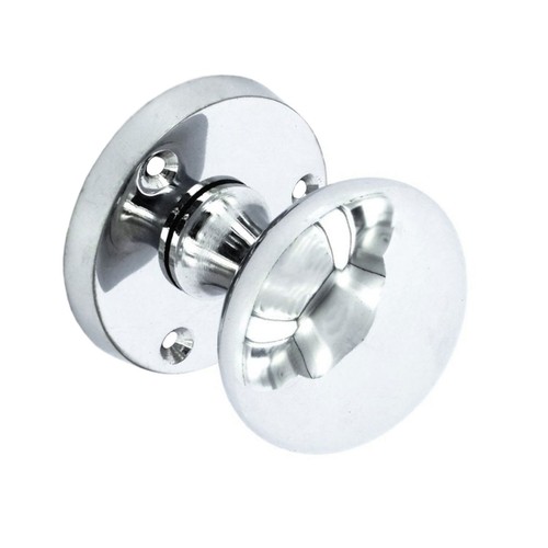 Chrome door knobs polished - door,