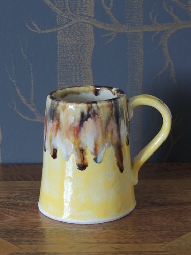 Studio pottery stoneware mug - studio,