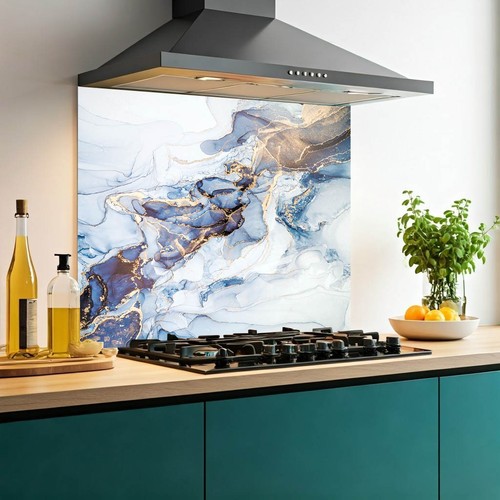 Printed glass kitchen - printed,