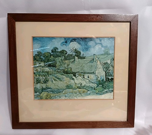 Vintage framed print - framed,