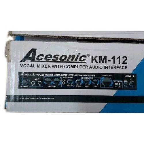 Acesonic 112 karaoke mixer - acesonic, km-112