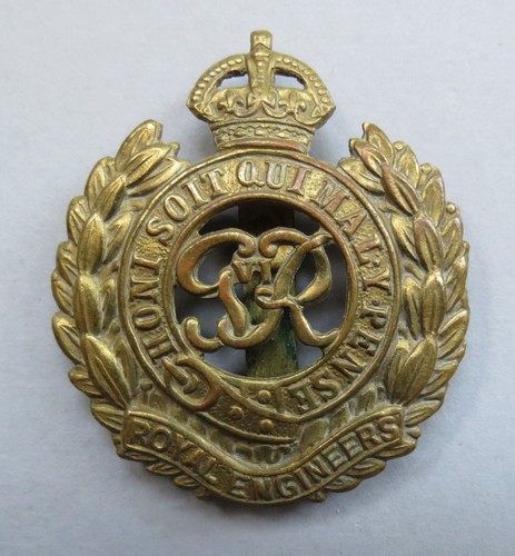 Military brass cap badge - military,