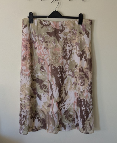 Bonmarche skirt beige multi - bonmarche,