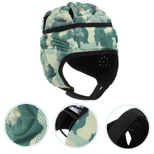 Camo rugby protective - camo, headgear