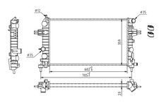 RADIATOR ENGINE COOLING FITS