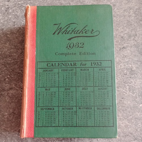 Vintage whitaker almanack - vintage,