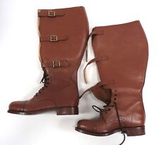 Reproduction WW1 Pattern Officers Trench / Riding 3 Buckle Boots UK 5-12