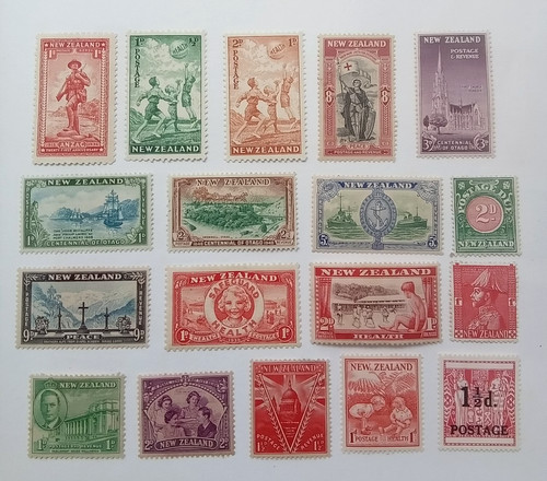 New zealand pre decimal stamps - new,