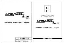Farfisa COMPACT DUO MK2 (SM56) Schematic Diagrams Schema + Owners (PDF Service)