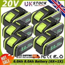 6X 1X For Worx 20V Li-Ion