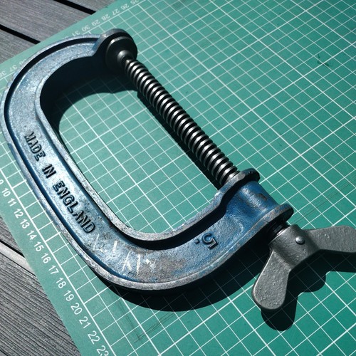 Vintage record g clamp - 5,