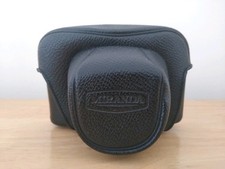 Black Leather Camera Case for