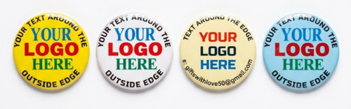 25mm personalised domed centre - 25mm,