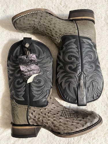 Western cowboy genuine ostrich - western,