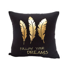 Cushion Cover Gold Accent