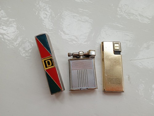 Three vintage lighters - three, polo