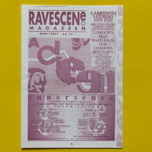 Ravescene magazine issue - magazine, 39