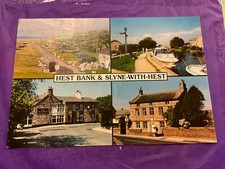 hest bank & slyne with hest postcard posted 2002