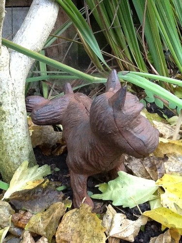 Scottie dog door stop - door,