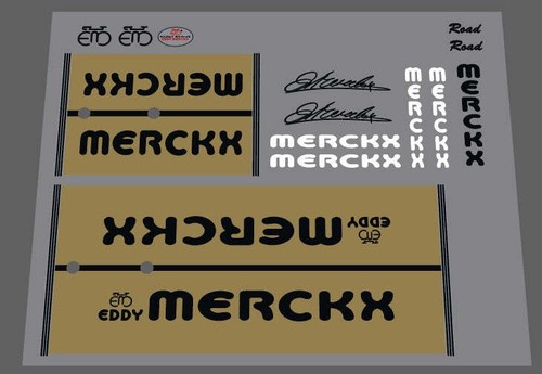 Eddy merckx decal set - eddy,