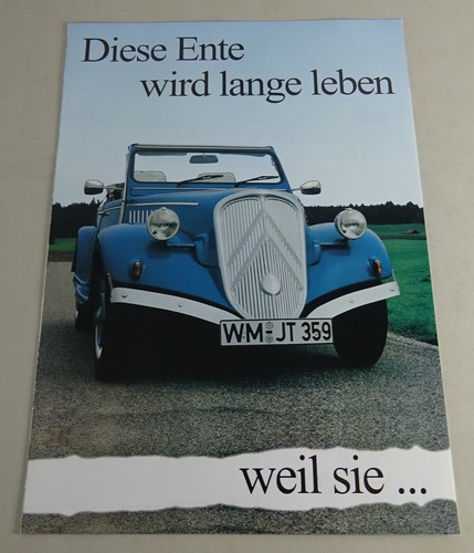 Brochure citroën 2cv - brochure, hoffmann