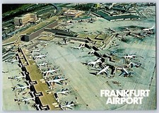 Postcard Aerial View Frankfurt