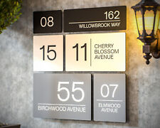 Modern House Number Plaques Composite Personalised Signs Door Plaque Numbers