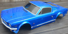 Ford Mustang Body Shell Painted Blue 1:10 HPI RC TOY For Radio Control Car 1966