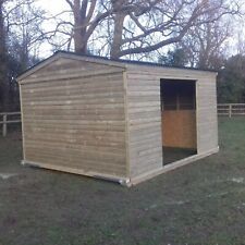 Mobile Field Shelter with Timber skids, as pictured 12'x12'
